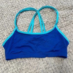 PINK Women's Sports Bra, Size M, Blue